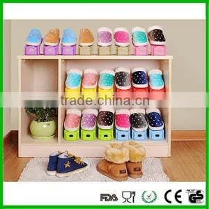 Newest Product Plastic Shoe Rack Adjustable Folding Shoe Rack thumbnail-1