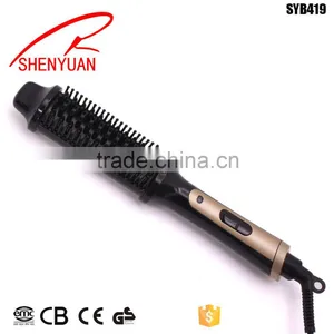 SYB419 Shenyuan Fast Heating and Cheap Fast Hair Straightener Brush thumbnail-1