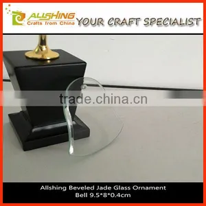 Whoesale Jade Glass Hanging Bell Ornaments For Christmas Decoration thumbnail-1