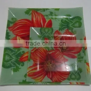 Salad Glass Bowl and Plate,glass Plate,hot Bending Glass Plate,high Quality Plate Made in Zibo City Shandong China thumbnail-2