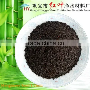 HONGYE MANGANESE SAND FILTER MEDIA/best Filter Material Remove Fe and Mn thumbnail-1