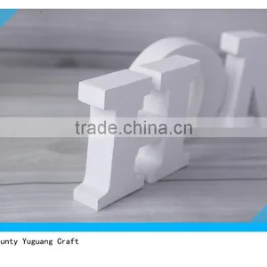 White MDF Letter HOME Decorative Wood Letter thumbnail-4
