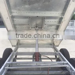 10x5ft Hot Dipped Galvanized Hydraulic Tipper Trailer Heavy Duty Trailer thumbnail-2