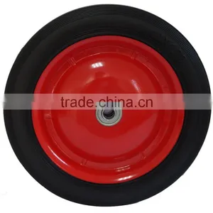 China Solid Rubber Tyre Wheel Tire/solid Tire/wheel Rim/wheel Barrow Tyre/yard Cart Tire thumbnail-4