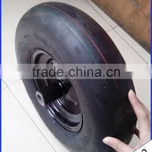 Top Pneumatic Smooth Rubber Wheel 400-8 thumbnail-1