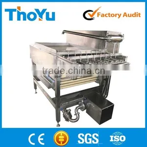 Automatic Chicken Chicken Eggs Boiling and Shelling Machine Production Line SMS:0086-15238398301 thumbnail-1