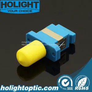 Hybrid Plastic Adaptor Sc Female to St Female Simplex Sm Blue thumbnail-1