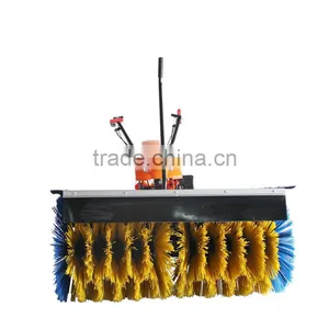 Hydraulic Two Wheel Walking Tractor With Power Sweeper thumbnail-2