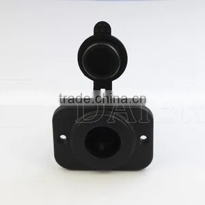 Fixed Panel 12V Wateroroof Power Socket, Power Outlet Socket For Car/ thumbnail-2