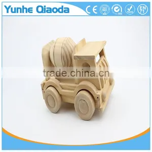 Vehicle Puzzlesoil Tank 3D Woodcraft Kit Assemble Paint DIY Toys for Kids Adults the Best Birthday Gift thumbnail-3