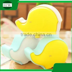 Plastic Mini Cartoon Elephant Electric Plug Socket Led Sensor Day Night Lamp Light thumbnail-1