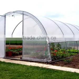 Garden Polytunnel Greenhouse Galvanised Steel Frame Poly Tunnel 6mx3.7m x 2m thumbnail-1