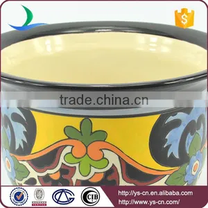 YSfp0009-02 Creativity Big Ceramic Flower Pot for Garden thumbnail-2