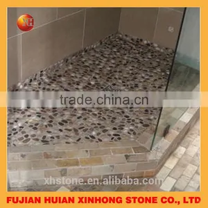 White Nature Pebble Tile,indoor Wall Floor Decoration Pebble Tile thumbnail-2