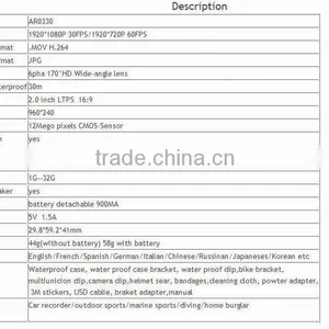 2015 New SJ7000 WiFi 1080P Sport Action Camera 1080P Full 2.0 LCD HD 30m Waterproof DV Video Sports Extreme Mini Cam Recorder thumbnail-5