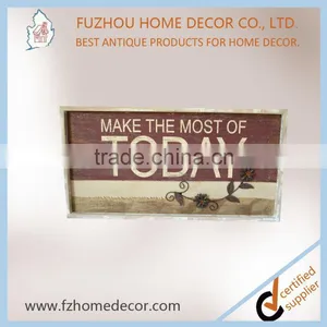 Popular Design Vintage Wooden Picture Frame With Metal Decor thumbnail-6