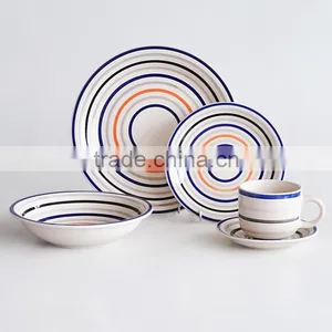 30pcs Ceramic Dinnerware Set With Hand Painting,30pcs Ceramic Dinner Set,30pcs Stonerware Handpainting Dinnerware Set thumbnail-3