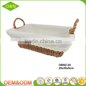 Wholesale China Cheap Fancy Wicker Woven Empty Fabric Gift Storage Basket thumbnail-2