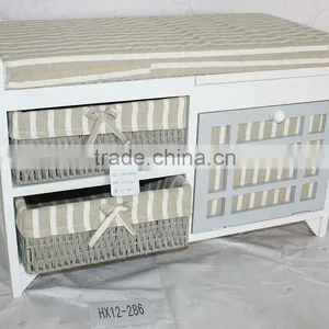 Storage Bench Seat With Drawers thumbnail-1