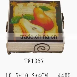 White Ceramic Coaster thumbnail-1