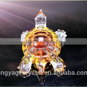 Wholesale Crystal Yellow Turtle Animal Model Gift as Business Gift/ Home Appliances Gift thumbnail-5