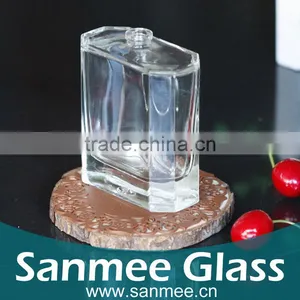 Supply Empty Glassware Bottle 100ml Clear Glass Bottle For Perfume thumbnail-2