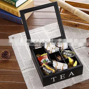 High Quailty Modern Wooden Tea Box(LFGB, FSC,PCP) thumbnail-2