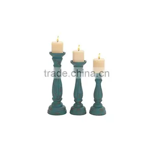 Homer Deco Wood Candle Holder thumbnail-1