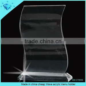 3 Side Acrylic Menu Stand thumbnail-3