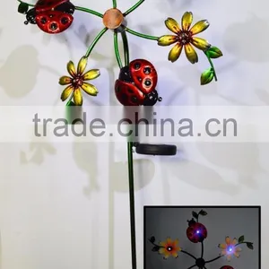 Free Sample Hot Sales Solar Garden Stake for Garden Decoartion Wind Spinner thumbnail-6