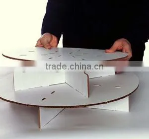 Retail Shop 5 Tiers Cardboard Stand Cake Display thumbnail-3