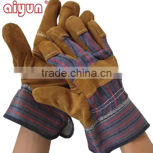 Cow Leather Gloves Work Gloves Cowhide Glvoes Working Glove Cow Split thumbnail-1