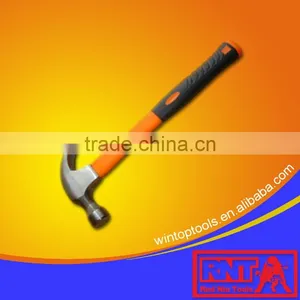 Claw Hammer With Double Color Plastic Coating Shaft thumbnail-1