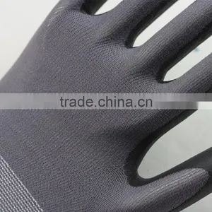 NMSAFETY 15 Guage Black Foam Nitrile Coated Car Assembly Work Gloves Glove thumbnail-3
