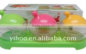 Promotional Plastic Sugar Salt Container Set thumbnail-1