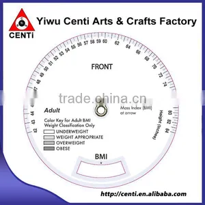 BMI Plastic 3 Wheel BMI Calculator for Pediatric and Adult thumbnail-2