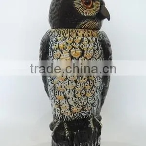 Lifelike Owl Scarecrow With Bobble Head thumbnail-5