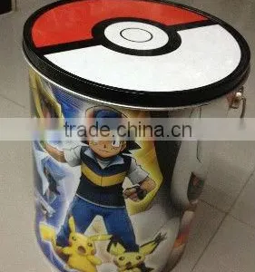 Metal Food Storage Bucket With Handle thumbnail-1
