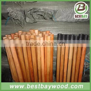 10 Days Fast Delivery Varnish Coated Wooden Broom Handle thumbnail-1