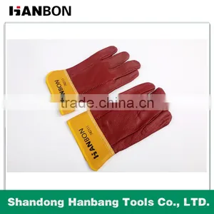 Professional Welding Goves With High Quality of 11'' and 18'' Yellow Color thumbnail-6