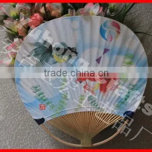Beautiful and Cute Bamboo Paper Japanese Fan thumbnail-2