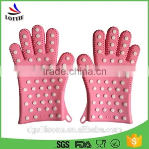 Professional Kitchen Tools Food Grade Silicone Gloves Heat Resistant Silicone Oven Mitts thumbnail-1