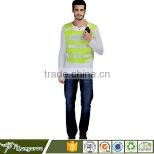 Yellow Pink Hi Vis Safety Workwear Vest thumbnail-4