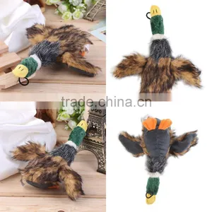 2015 Classic Dog Toys Stuffed Squeaking Duck Dog Toy Plush Puppy Honking Duck for Dogs Pet Chew Squeaker Squeaky Toy thumbnail-4