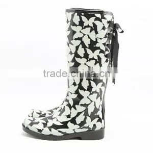 Cheap Women Rubber Rain Boots Sexy Latex Rubber Boots thumbnail-1