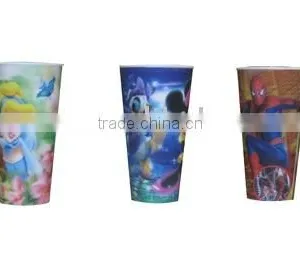 3D Lenticular Cup/3D Plastic Cup/3D Promotion Cup/advertising Cup thumbnail-1