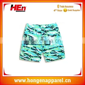 Hongen Apparel Customized Sublimation Digital Printing Boy's Beach Short thumbnail-1
