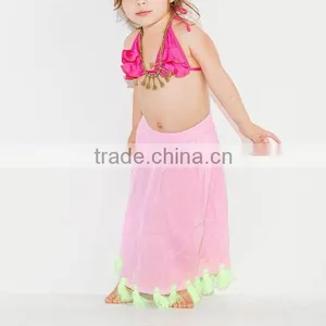 Little Pom Pom Gypsy Skirt Kids Frock Designs Children Clothing Pictures Of Long Skirts And Tops 2016 HSD5653 thumbnail-4