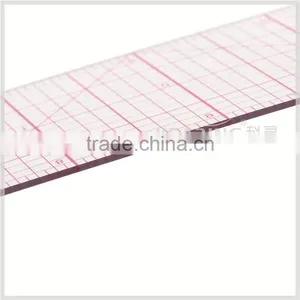 Kearing Brand 2"*18" Inch Transplant Flexible Straight 1.2mm Thickness Sandwich Line Quilting Ruler for Fashion Design#8085 thumbnail-2