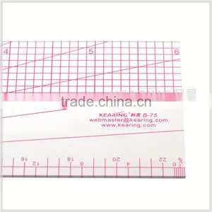 Kearing Chinese Manufacture Multi Use Pattern Grading Ruler Plastic Rulers With Protractor B75 thumbnail-5